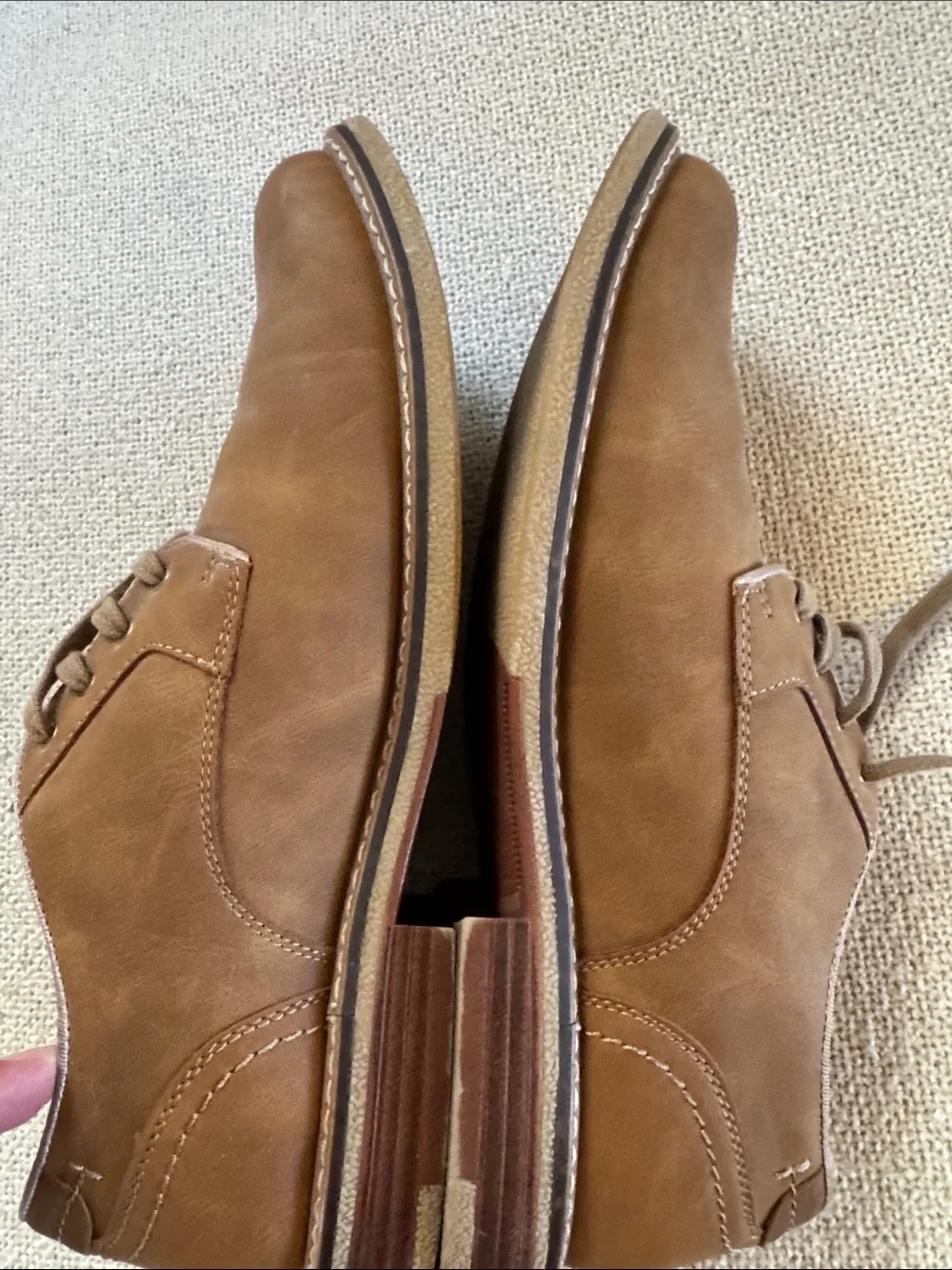 Dockers.  Men's Brown Leather Lace-Up Casual Shoe 9.5